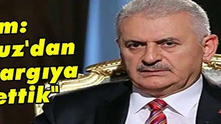 Yıldırım: '15 Temmuz'dan sonra işi yargıya havale ettik'