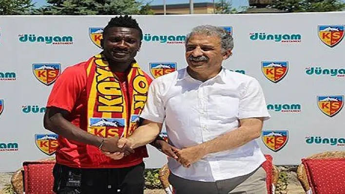 Yıldız futbolcu Gyan: 'Kayserispor'da olmaktan mutluyum' 