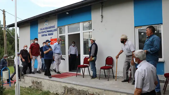 Başkan Yalçın'dan mahalle ziyaretleri