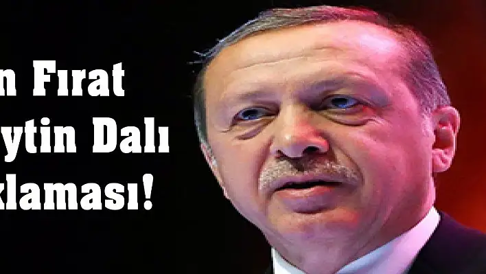 Erdoğan 'dan Fırat Kalkanı ve Zeytin Dalı harekatı açıklaması!