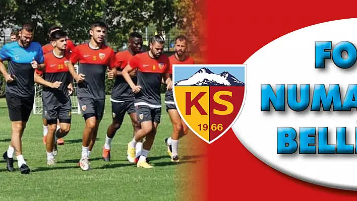 Kayserispor'da yeni  sezon forma numaraları belli oldu