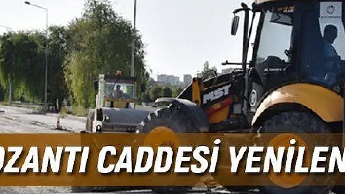 Bozantı caddesi yenileniyor