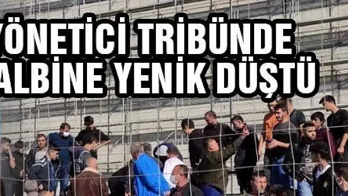 Kulüp yöneticisi tribünde kalp krizi geçirdi