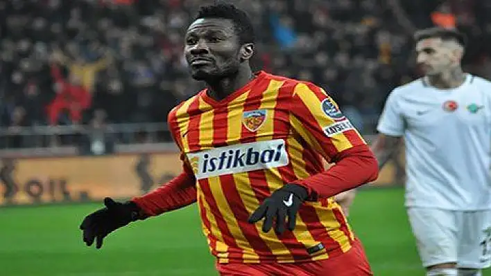 Kayserispor'a Asamoah Gyan'dan kötü haber 