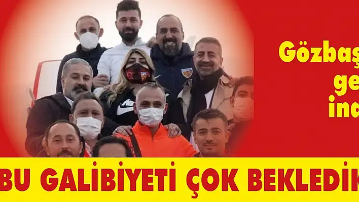 Gözbaşı: Camiamıza hayırlı olsun