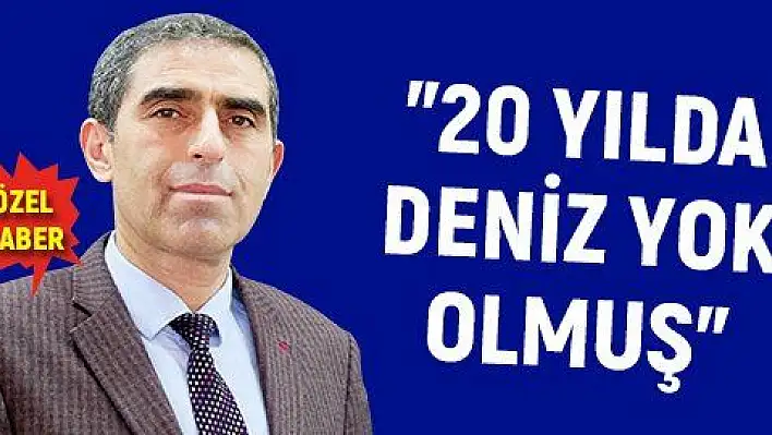 'Suyumuz 5 metre azaldı'