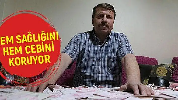 3 yılda 10 bin lirayı aşkın para biriktirdi