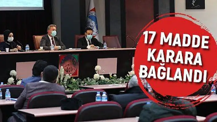 'İmar ağırlıklı kararlar alıyoruz'