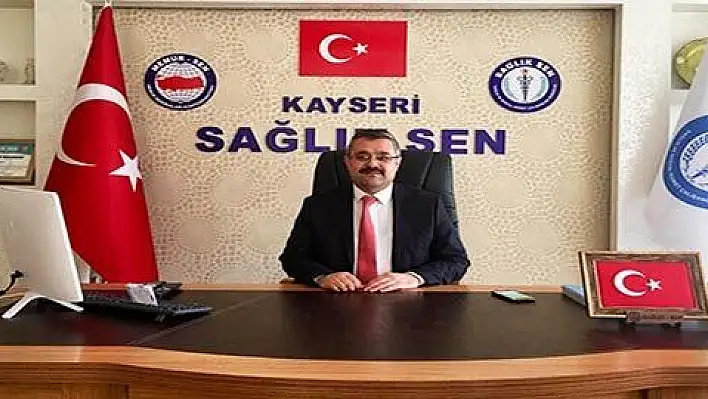 Kayseri Sağlık-Sen'de yeni Başkan Hakan Keser oldu 