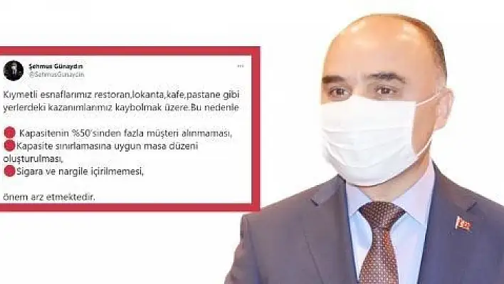 Vali Günaydın'dan esnafa uyarı