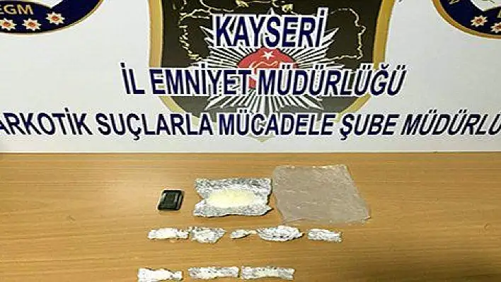 Kayseri'deki uyuşturucu operasyonu 