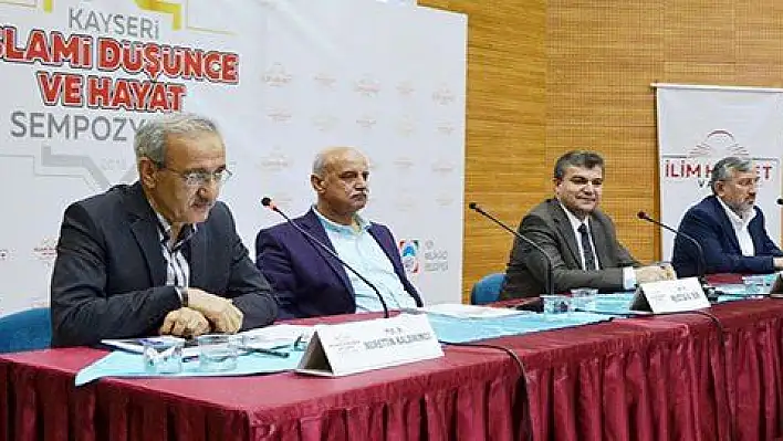 Kaldırımcı, 'Kayseri İslami Düşünce ve Hayat Sempozumuna' katıldı