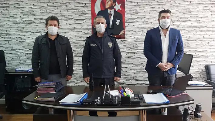 ASKON'dan polislere maske desteği