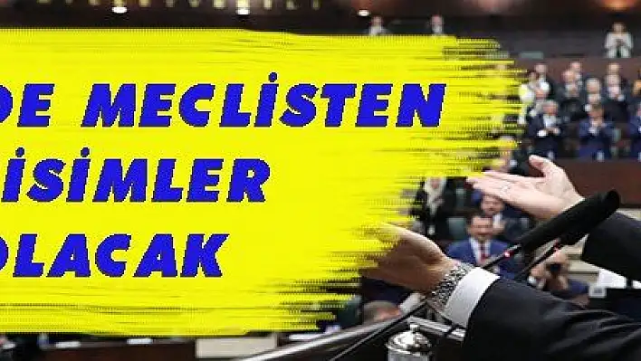 Erdoğan'dan kabine mesajı! Meclis'ten isimler olacak