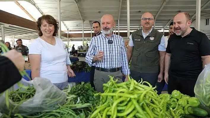 Kayseri'de tek olan 'Yüzde 100 Ekolojik Pazar' açıldı