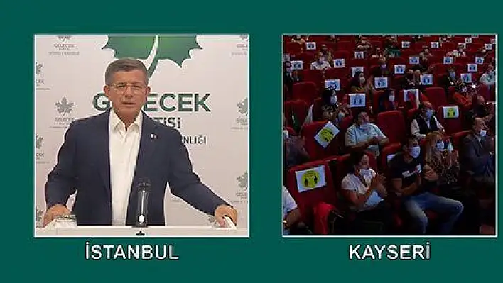 Davutoğlu, Gelecek Partisi İl Kongresi'nde konuştu