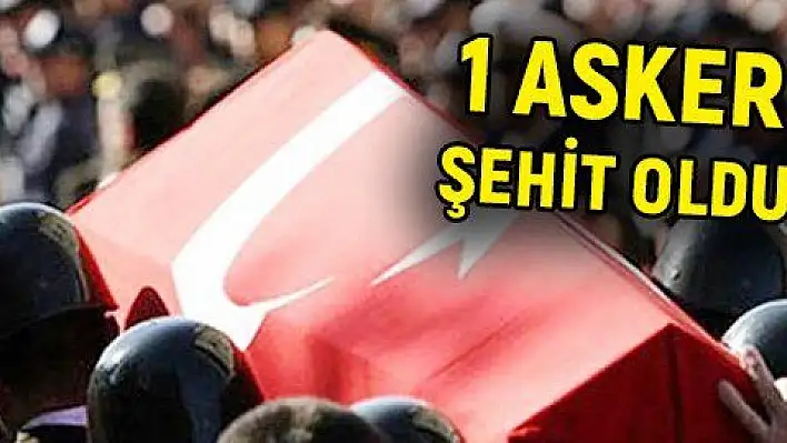 MSB: 'İdlib' de 1 asker şehit oldu'