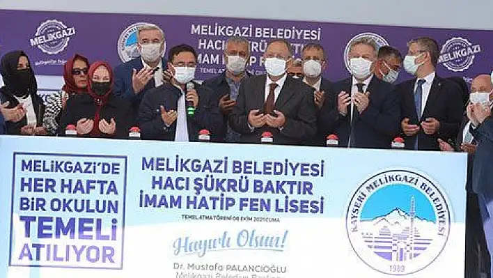 Hacı Şükrü Baktır İmam Hatip Fen Lisesi'nin temeli atıldı