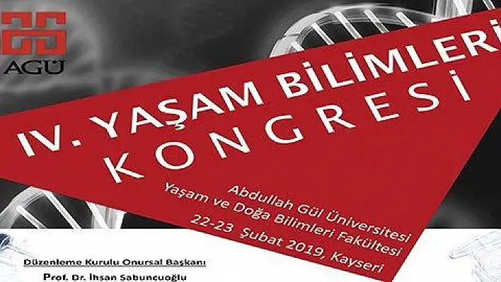 AGÜ'de, IV. Yaşam Bilimleri Kongresi 