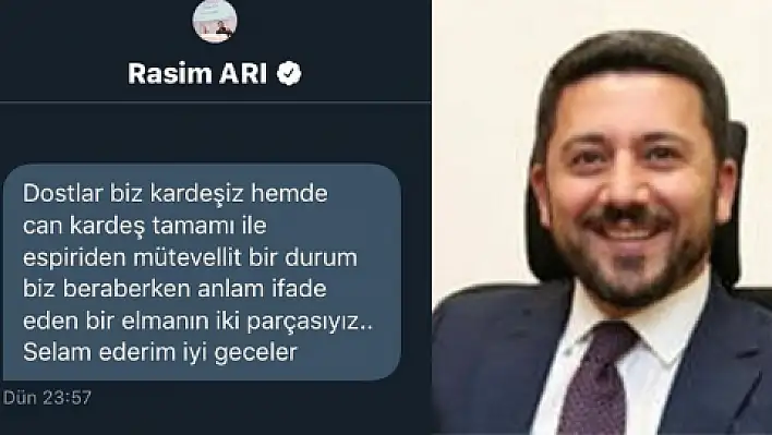 Başkan Rasim Arı 'dan cevap var