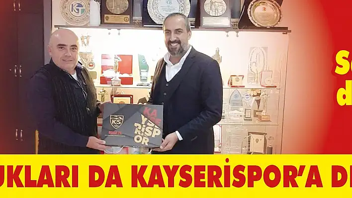 Şahin Sucukları da Kayserispor'a destek verdi