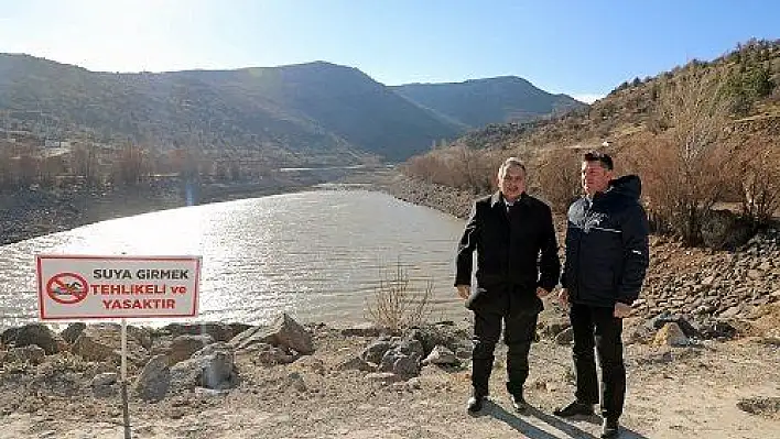 Zincidere Göleti'nde çalışmalar devam ediyor