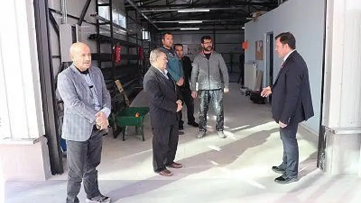 Gençlik ve Spor İl Müdürü Kabakcı: 'Atölyemiz hayırlı olsun'