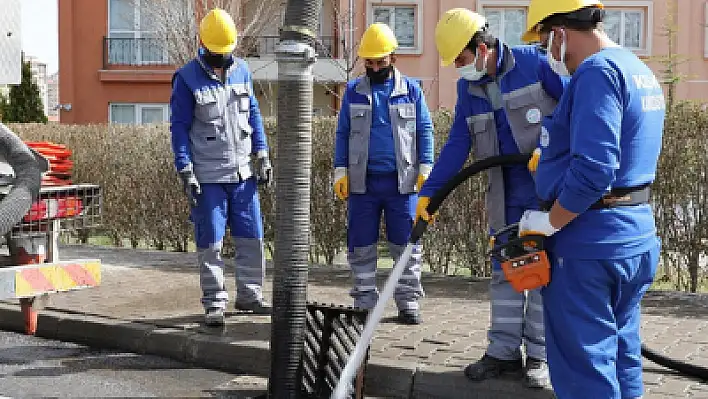 KASKİ temizlik çalışması başlattı