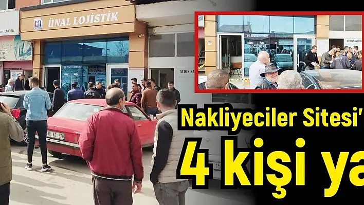 Nakliyeciler Sitesi'nde silahlar çekildi, 4 kişi yaralandı