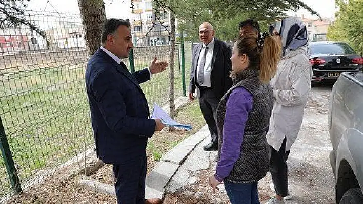 Develi'nin en büyük parkı 'Sağlık Park' için çalışmalar başlıyor