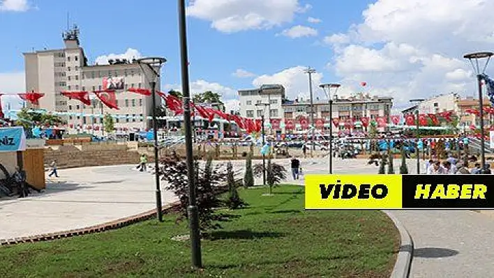 Sivas'ta '15 Temmuz Şehitler Meydanı' açıldı