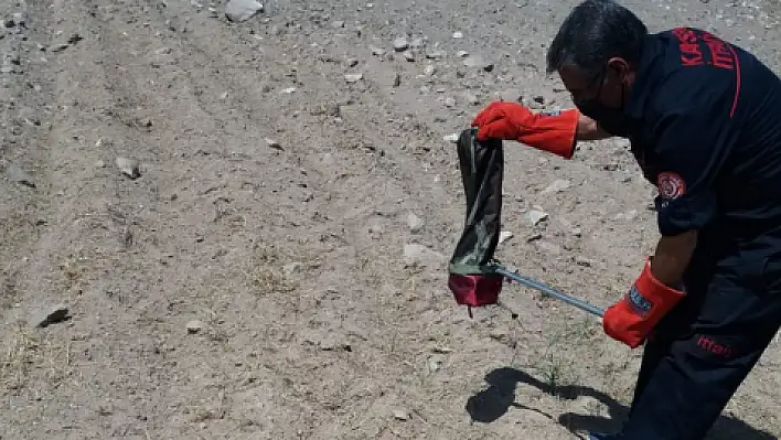 Korku yaşatan yılanı itfaiye ekipleri yakaladı