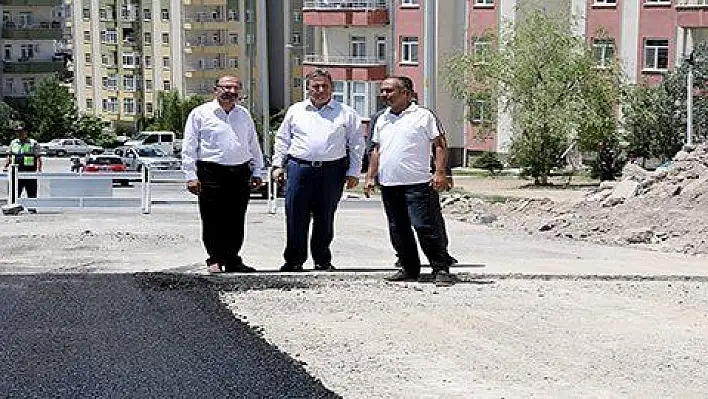 Viyadük bağlantı yoluna giden yol asfaltlandı