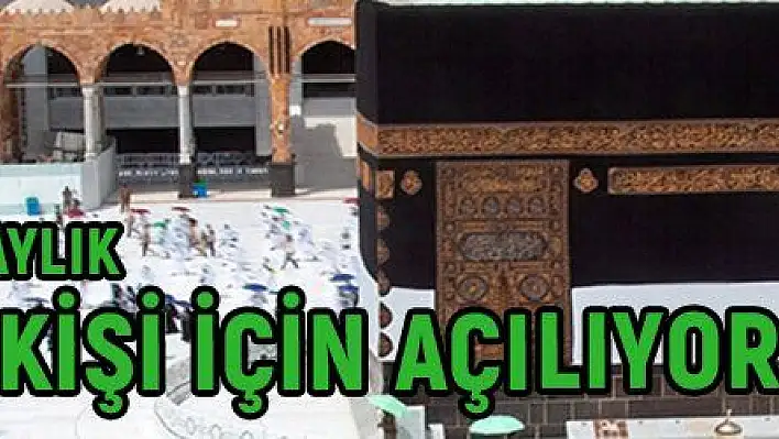 Kabe kapıları umre ziyaretleri için açılıyor