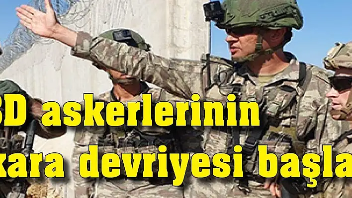 Türk ve ABD askerlerinin müşterek kara devriyesi başladı