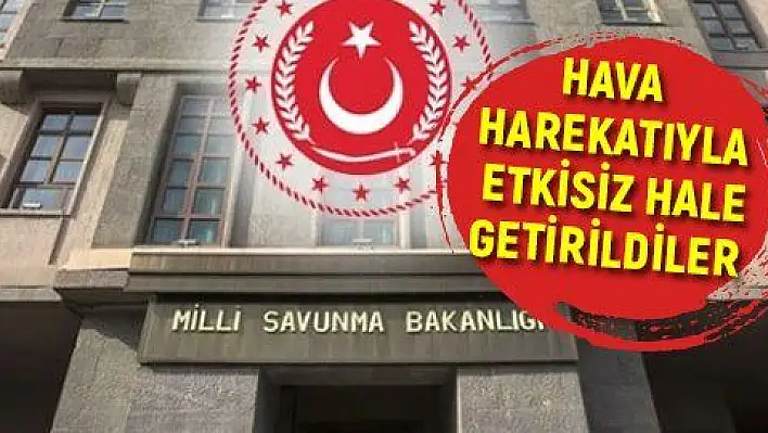 4 PKK'lı terörist etkisiz hale getirildi