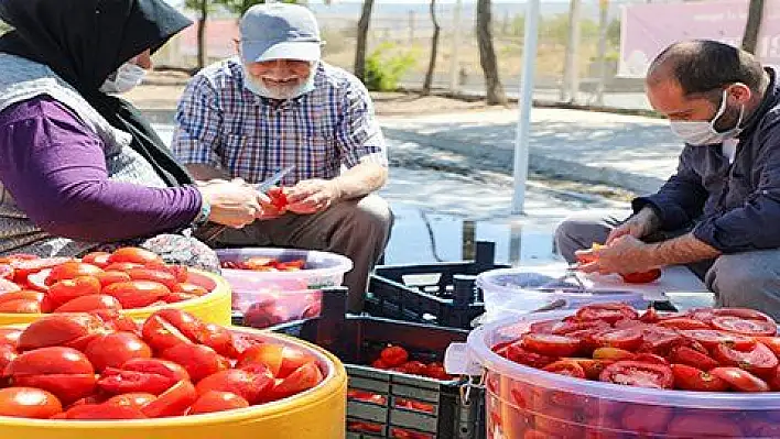 Talas'ta kış hazırlıkları devam ediyor