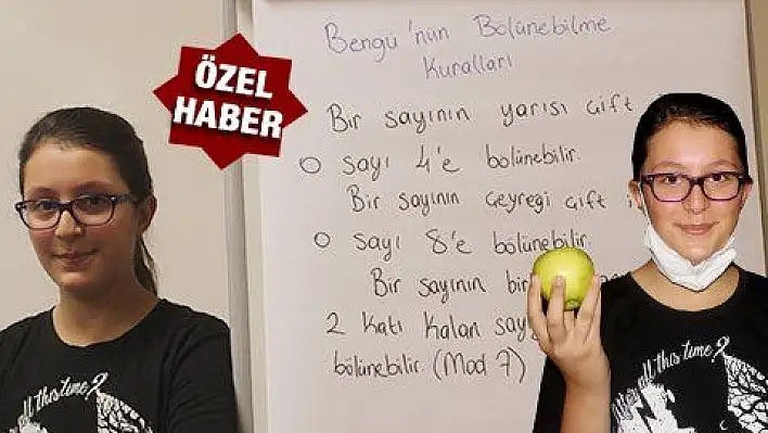 Elma keserken kendi matematik formülünü oluşturdu