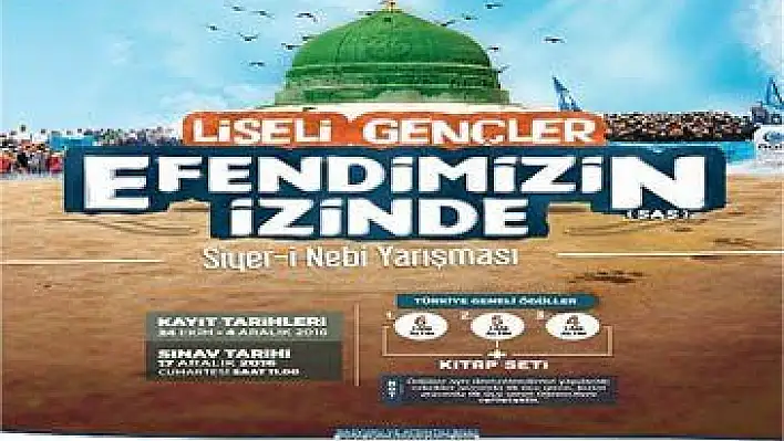 AGD Kayseri'den 'Efendimizin İzinde' yarışması