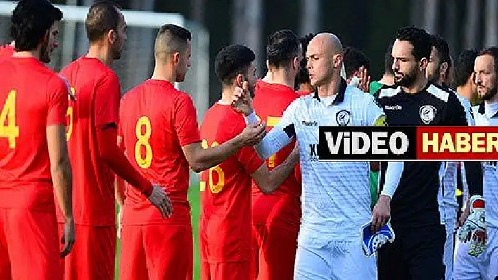 Kayserispor, Kukesi'ye 2-1 kaybetti 