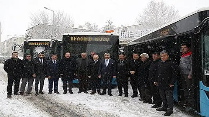 Terminal için yeni servis araçları hizmette 