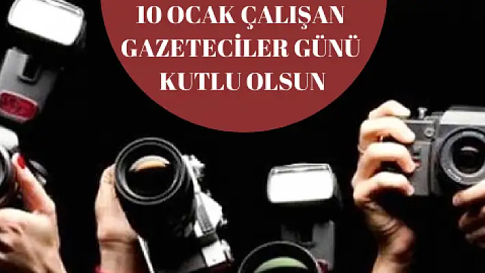  10 Ocak Çalışan Gazeteciler Günü kutlamaları