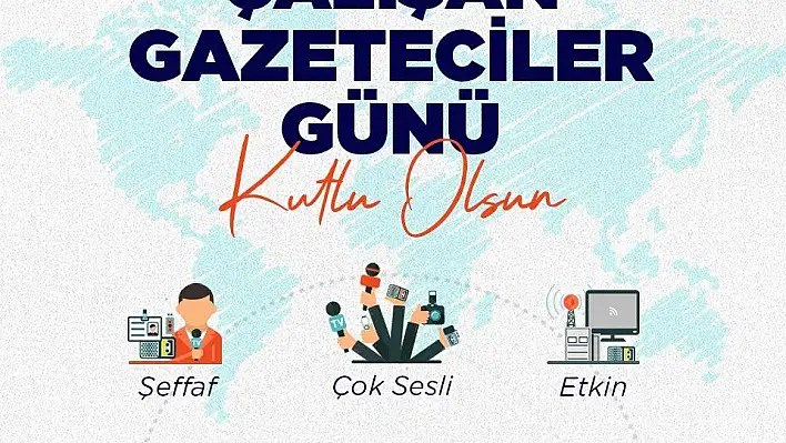 Palancıoğlu 10 Ocak Çalışan Gazeteciler Günü'nü kutladı