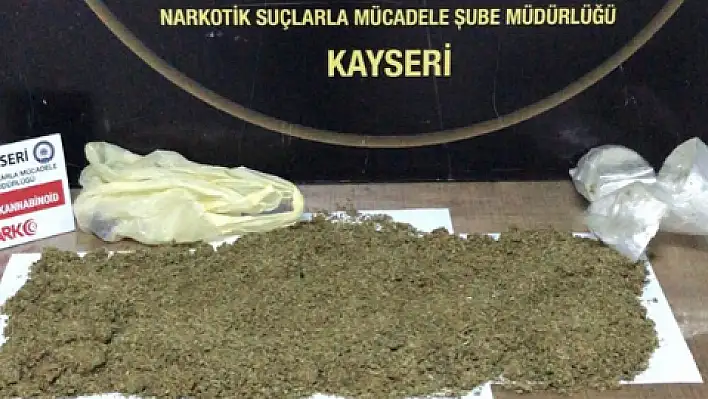 Yolcu otobüsünde 540 gram uyuşturucu ele geçirildi