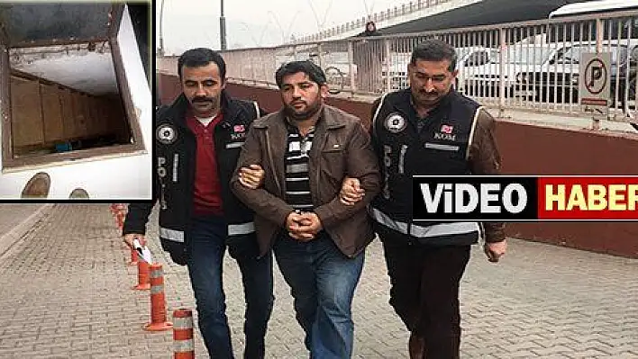 Yatak odasındaki gizli geçit kaçak sigaralara çıktı 