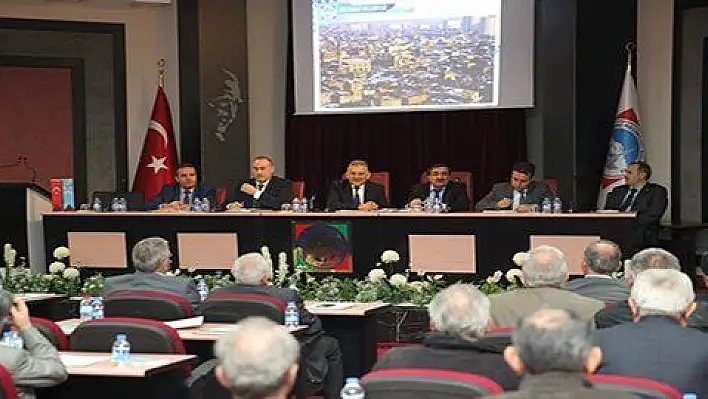 Başkan Büyükkılıç: 'Muhtarlarla istişare içindeyiz' 