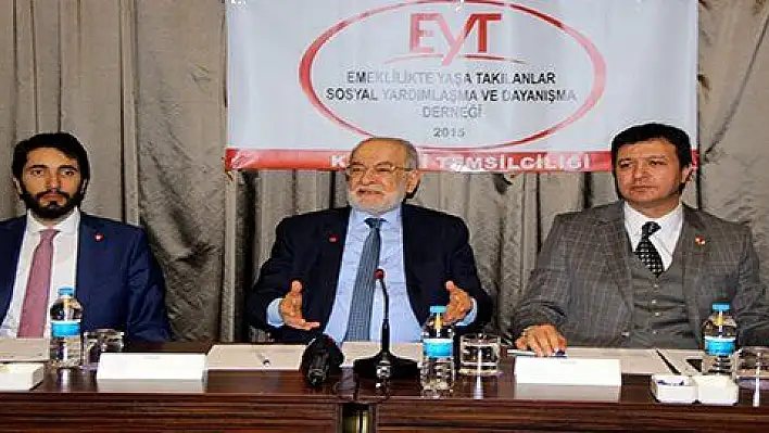 Karamollaoğlu: 'Çalışan insanlar ihtiyaçlarını giderecek gelire sahip olurlarsa, ekonomi patlar' 