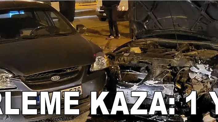 Zincirleme kaza: 1 yaralı