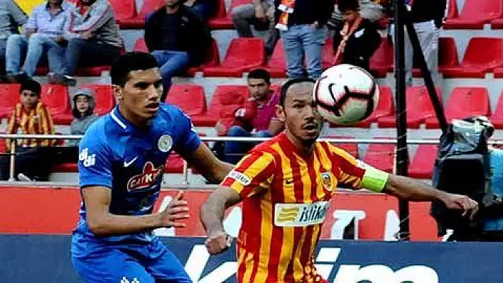 Rizespor ile Kayserispor 20. randevuda 