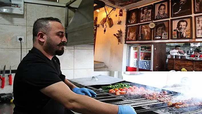 Kebap yemeye gelenlere nostalji yaşatıyor